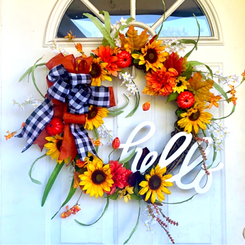 Sunflower Fall Wreath